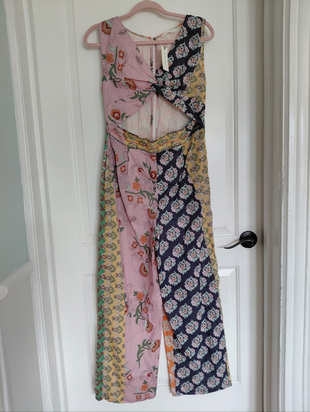 NWT Llani + Anthropologie Printed Jumpsuit size M - Picture 3 of 11